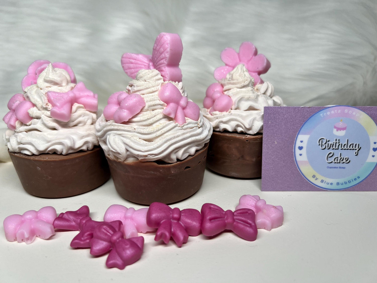 Birthday Cake scented Soap Cupcakes