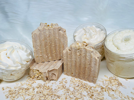 Oatmeal milk and honey line